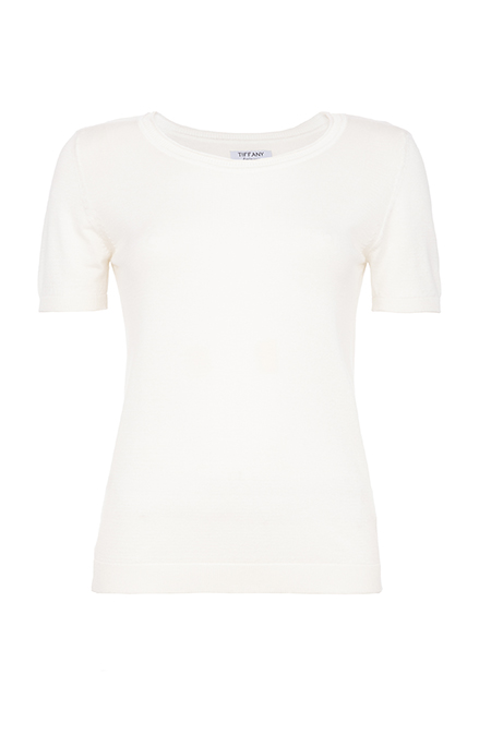 Tiffany Production Jednobojna ženska majica kratkih rukava